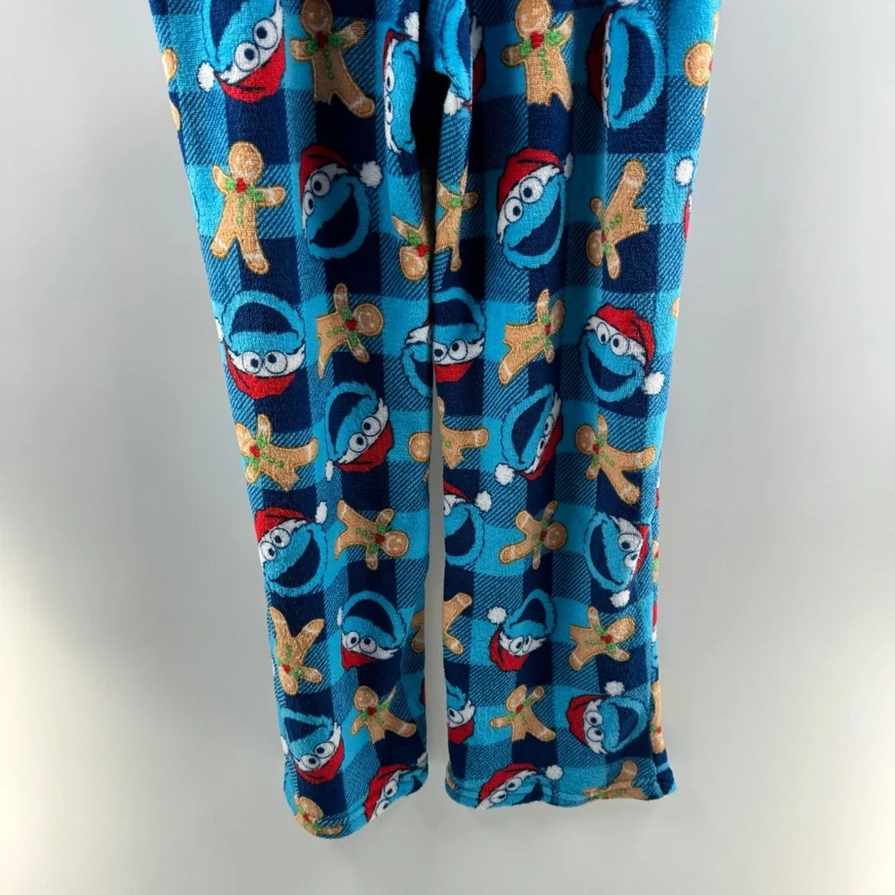 Cookie Monster Fleece Pajama Pants Size XL - Picture 8 of 8